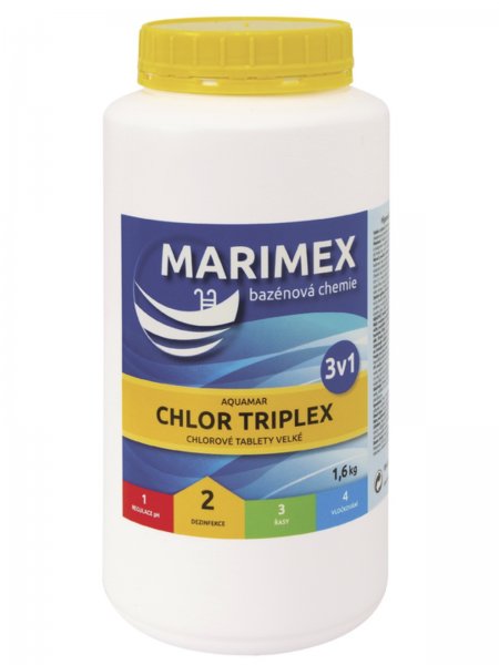 Baznov chemie MARIMEX Chlor Triplex 1,6 kg