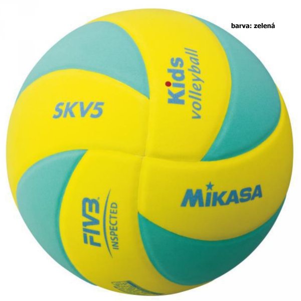Volejbalov m MIKASA Kids SKV5 - zelen