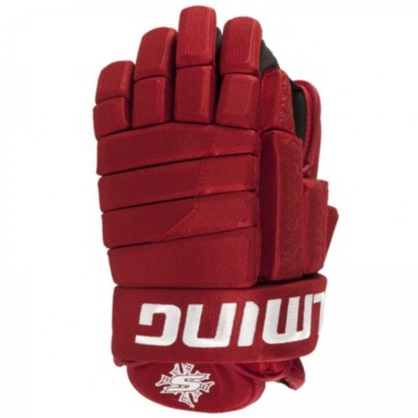 Hokejov rukavice SALMING Glove M11 - erven vel. 11''