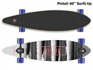 Longboard STREET SURFING Pintail 40 Surf Up