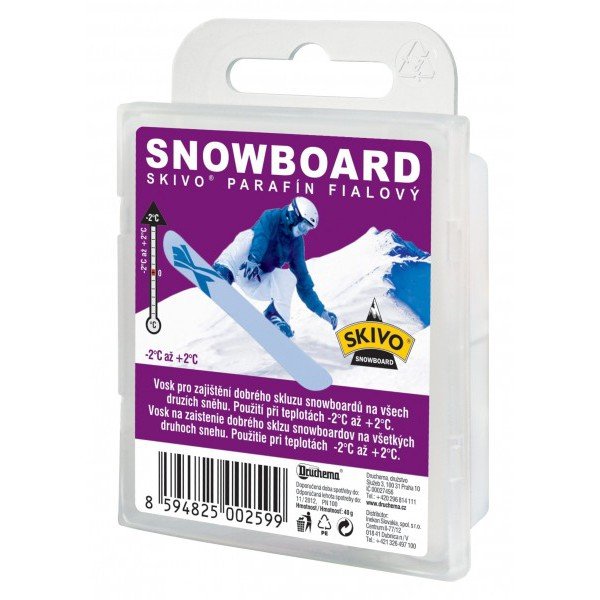Vosk na snowboard SKIVO - fialov