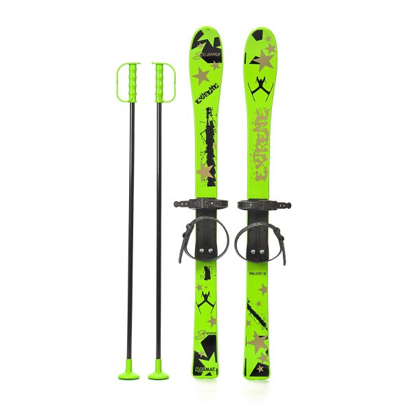 Baby Ski 90 cm - dtsk plastov lye - zelen