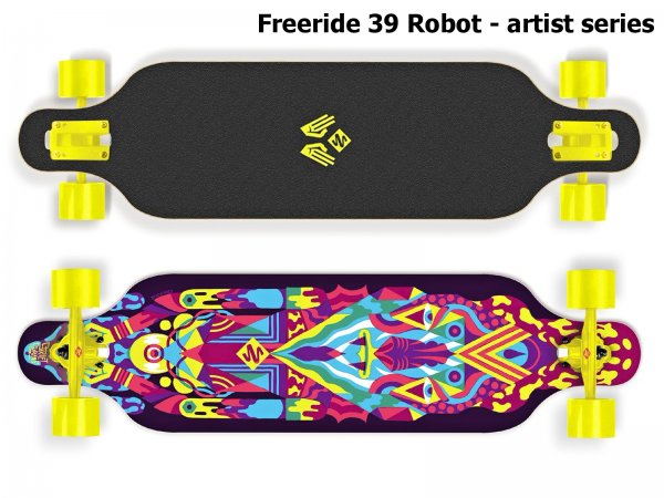 Longboard STREET SURFING Freeride 39 Robot
