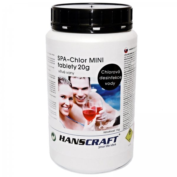 Chemie pro vivky HANSCRAFT SPA  Chlor mini tablety 20g