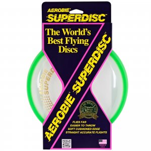 Frisbee - ltajc tal AEROBIE Superdisc - zelen