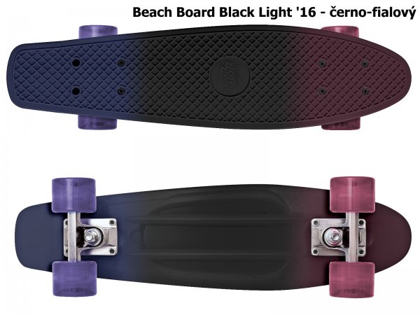 Skateboard STREET SURFING Beach Board Black Light - erno-fialov