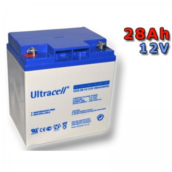 Trakn gelov baterie ULTRACELL UCG28-12 28Ah