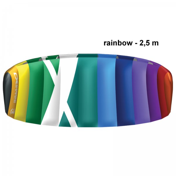 Kite komorov CROSS Air rainbow - vel. 2,5 m
